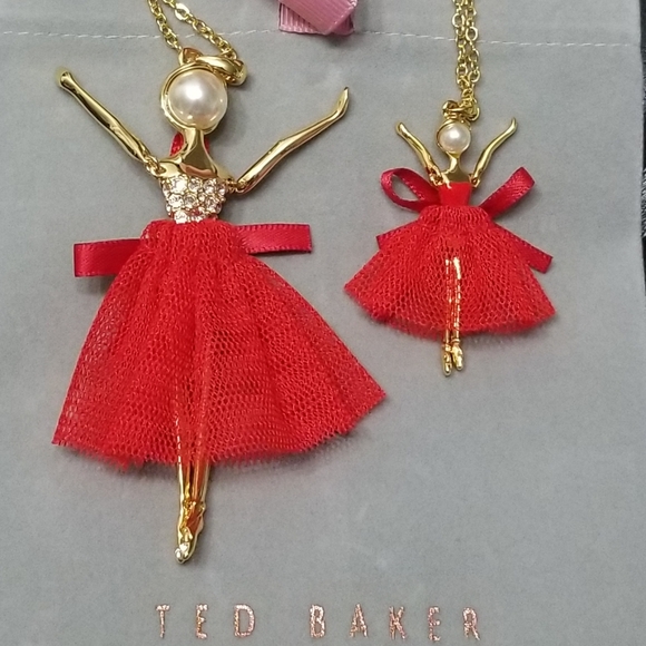 🔥LAST 1🔥NWT TED BAKER MINI BALLERINA NECKLACE - Picture 9 of 9